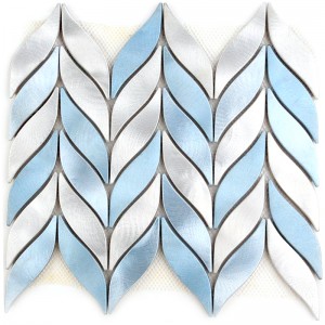 Fashion Aluminium Mix Blue Mosaic Fliser til dekoration badeværelse