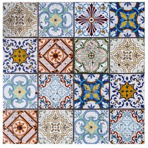 Mode marokkansk stil vand-jet marmor Mosaik til backsplash fliser