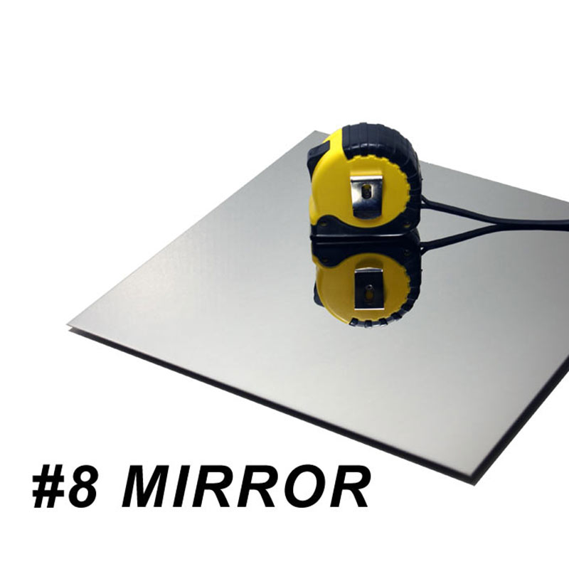 304 8 k spejl ætset rustfrit stål plader til elevator dekorering